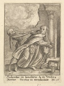 Der Mönch, aus dem Totentanz, 1651