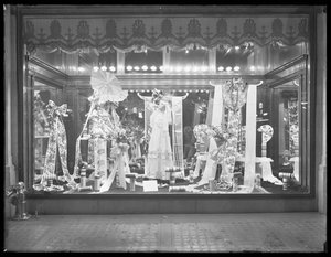 Schaufenster mit Bändern, Gimbel