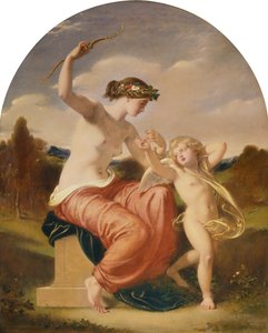 Venus entwaffnet Amor