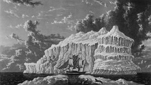 Eisberg in der Baffin-Bucht, Juli 1819, aus 