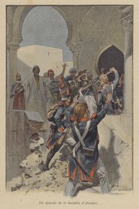 Eine Episode während der Schlacht von Abukir, Ägypten, 1799