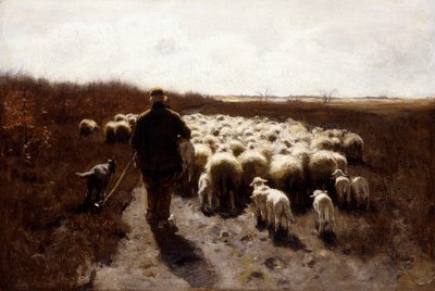 Rückkehr der Herde von Anton Mauve