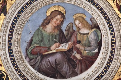 St. Matthäus (Detail) von Bernardino di Betto Pinturicchio