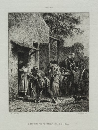 Der Morgen des Neujahrstags von Francis Seymour Haden