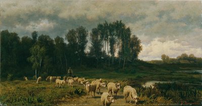 Vor dem Gewitter von Gustav Ranzoni