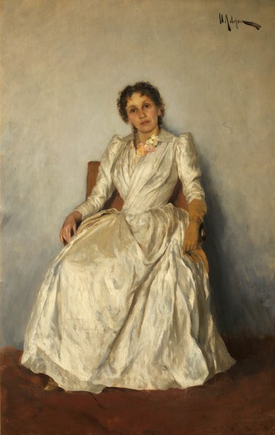 Porträt von Sophia Kuvshinnikova 1847-1907, 1888 von Isaak Ilyich Levitan