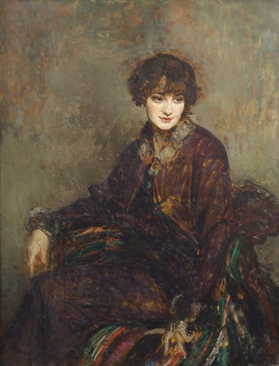 Porträt von Daisy Fellowes, geborene Marguerite Decazes de Glücksbierg (1890-1962) von Jacques Emile Blanche