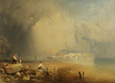 Mittelmeer-Küstenlandschaft von James Baker Pyne