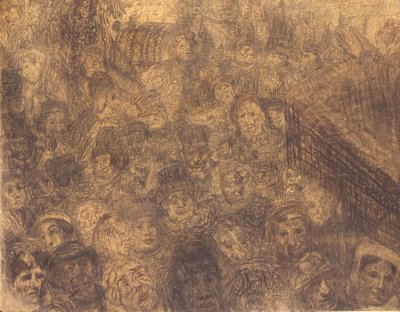 Der Lebendige und der Strahlende: Der Einzug Christi in Jerusalem von James Ensor