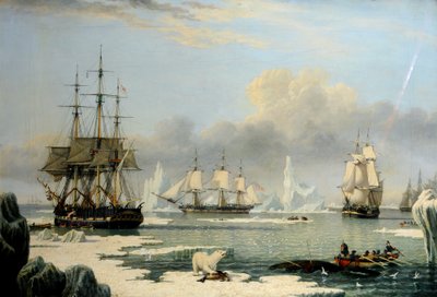 Walfänger in der Arktis 1820-49 von John Ward