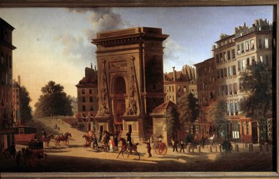 Das Saint-Denis-Tor. Ansicht von Paris von Pierre Alexandre Pau de Saint Martin
