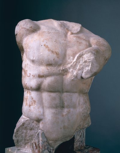 Torso eines Athleten, Griechisch (Parischer Marmor) von Unbekannt