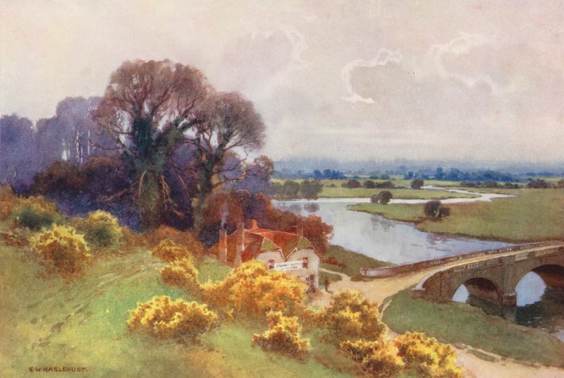 Themse: Shillingford Bridge von Ernest William Haslehust